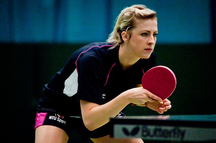 NTU table tennis player