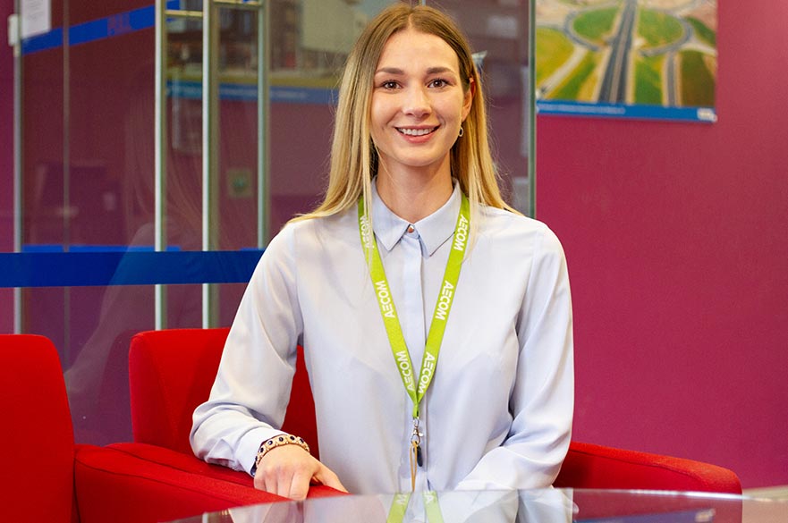 Civil Engineering Student Laura Dombrovska