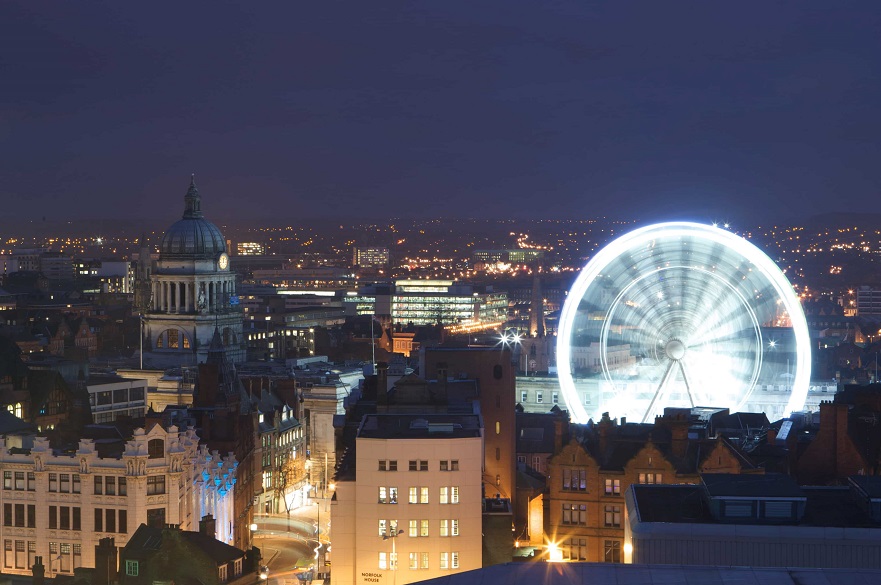 Nottingham skyline