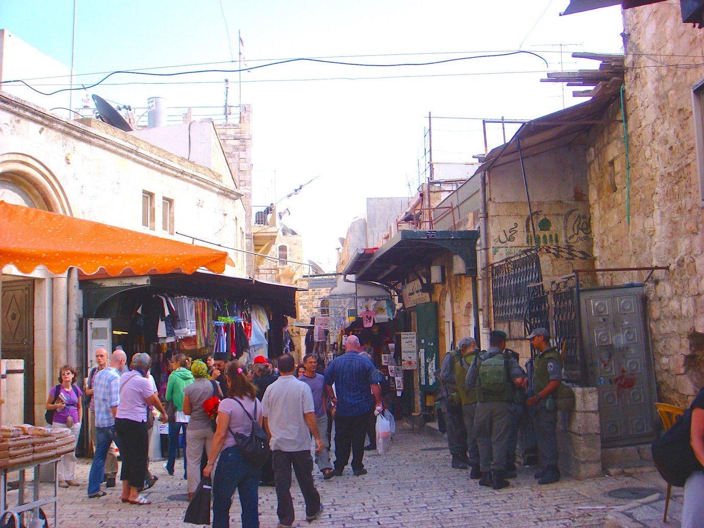 Marketplace in Jerusalem Old City 