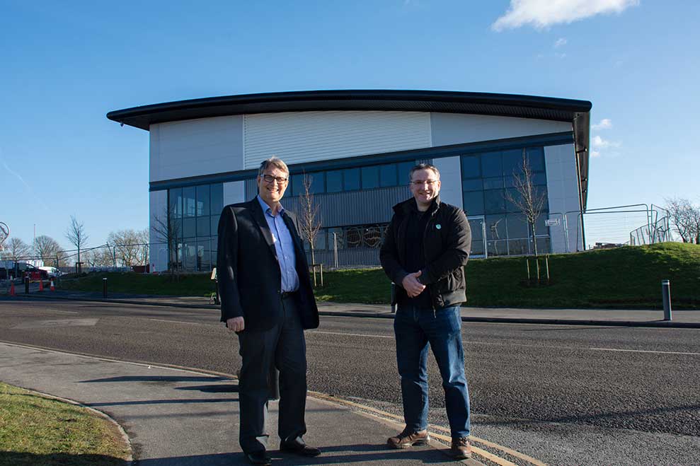 Michael Carr and Cllr Matthew Relf