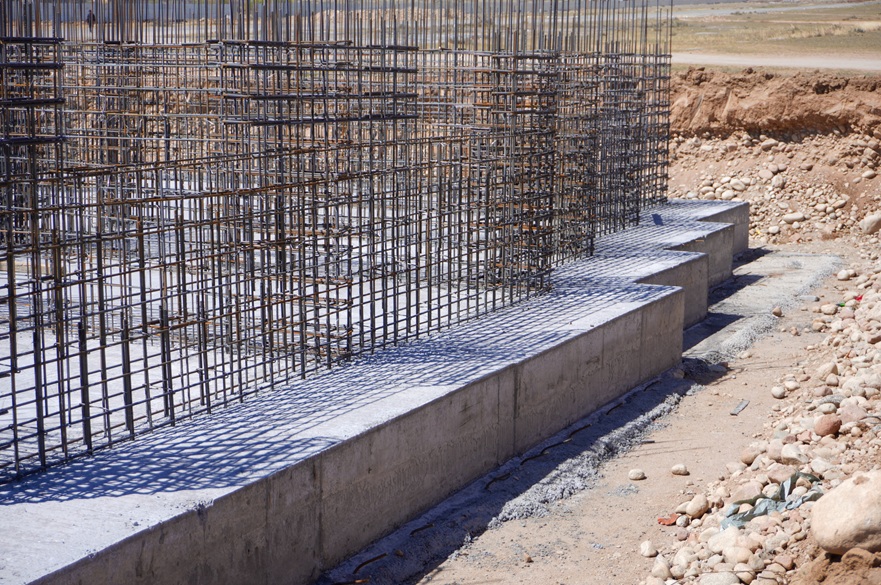 close up of construction site