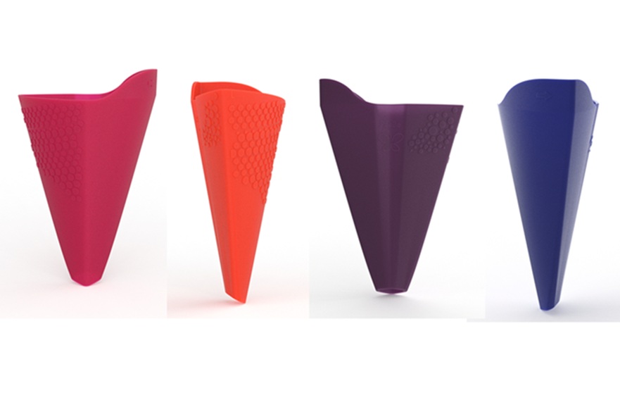 Four PeeBees in different colours.
