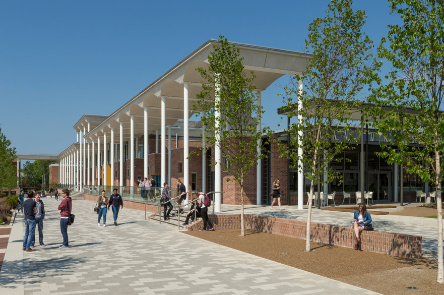 pavilion in spring - exterior