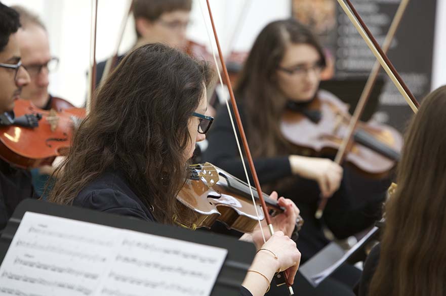 String Sinfonia performing in NTU Lunchtime Concert