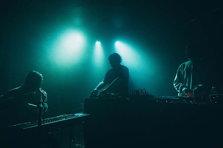 DJ performing