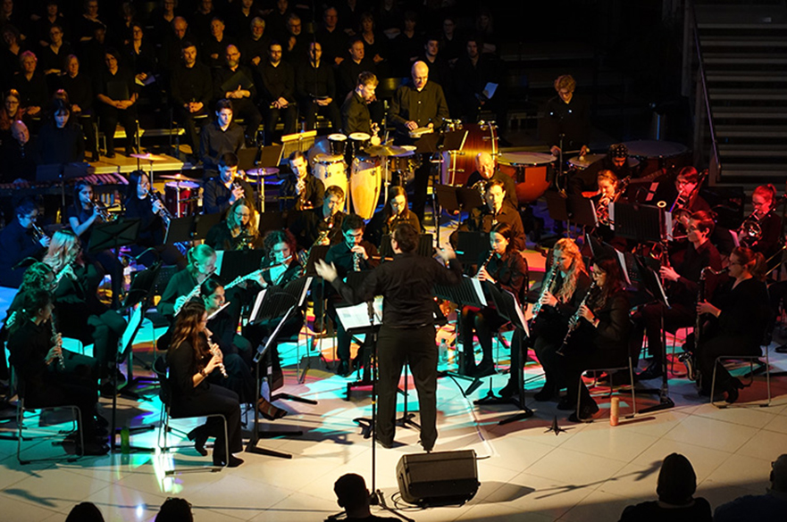 NTU's concert band.