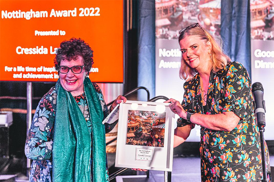 NTU Alum, Cressida Laywood, receiving Nottingham Award 2022