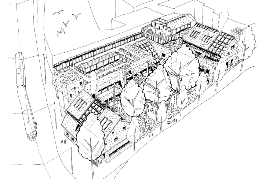An architecture student's plan.