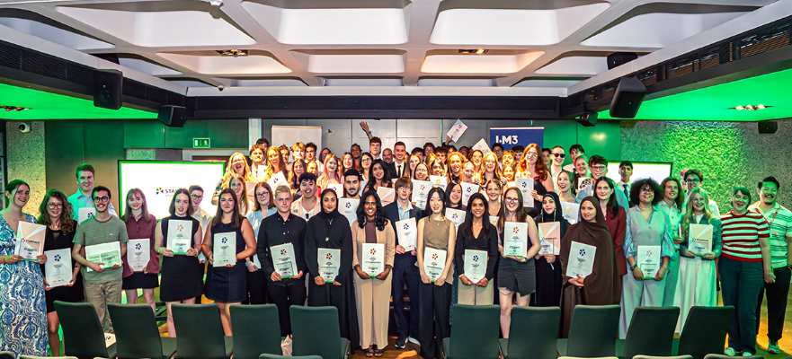 A group of people posed for a photograph at the Starpack Students Competition awards ceremony 2026