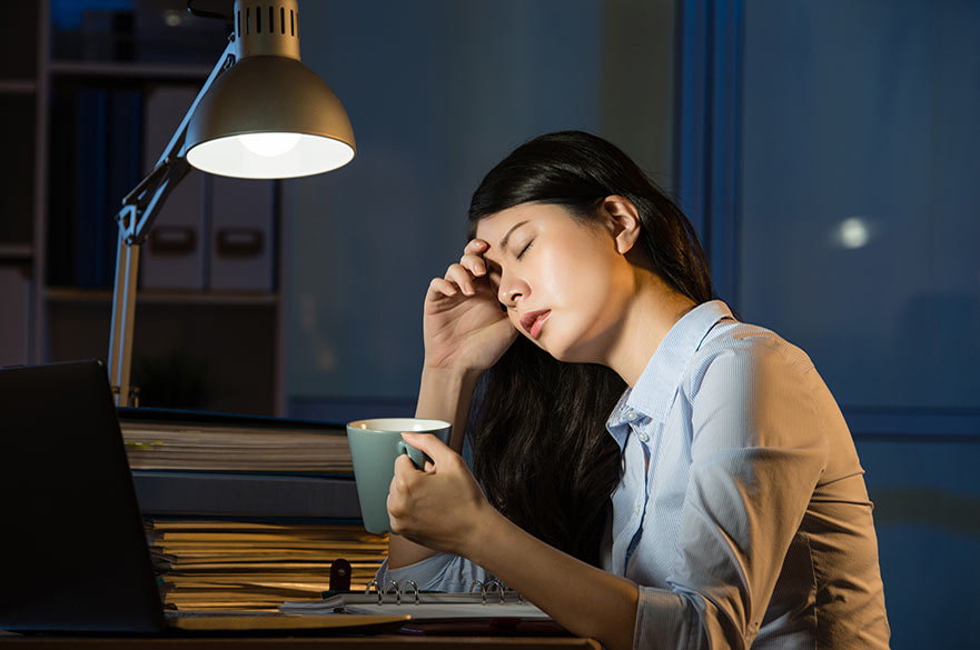 Student feeling ill