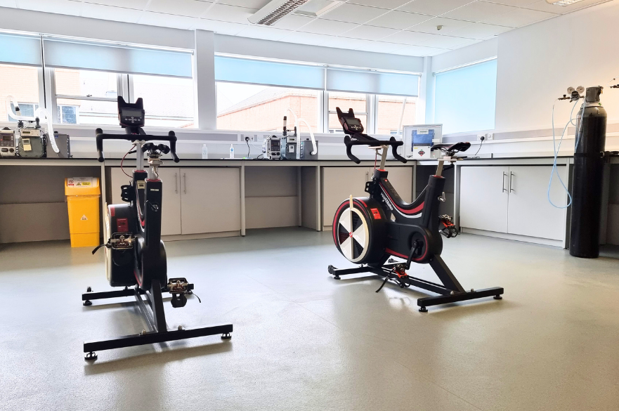 Exercise bikes in Physiology Lab