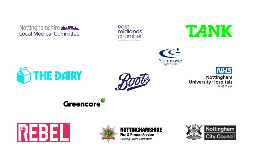 Logos of organisations we work with