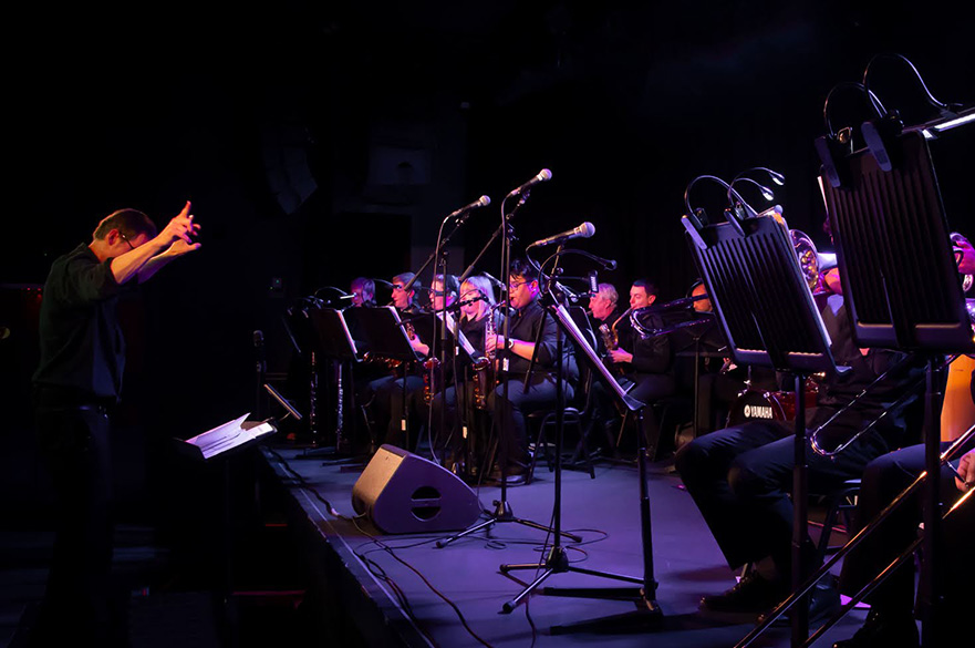 Ntu's Big Band Live performing at Metronome