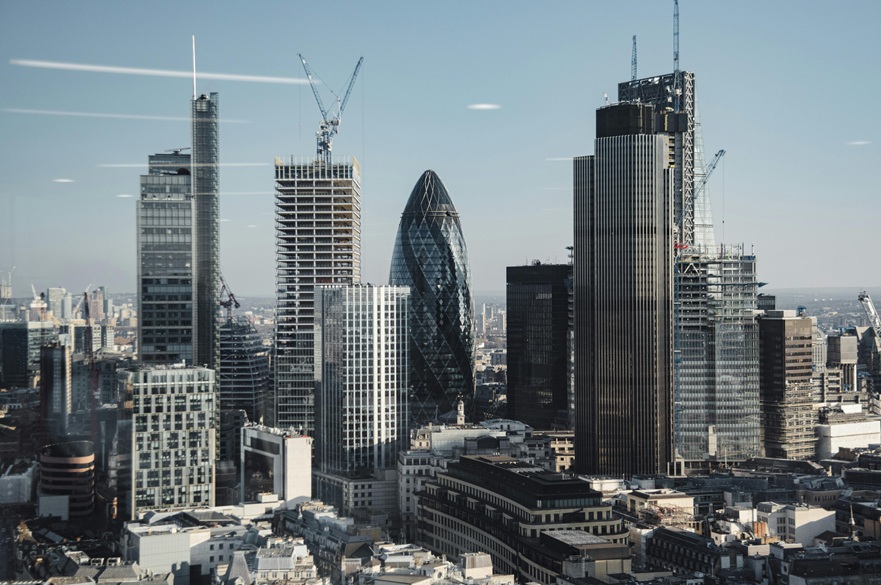 City skyline in London