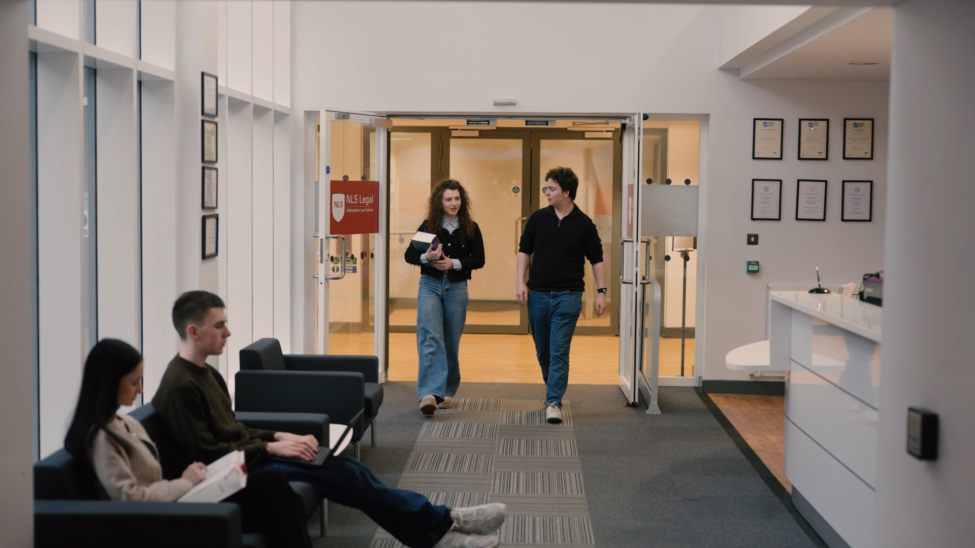 Reception area of NLS Legal