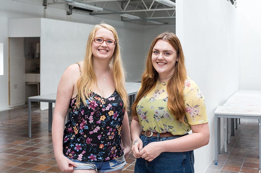 Hannah Barton and Hannah Varley