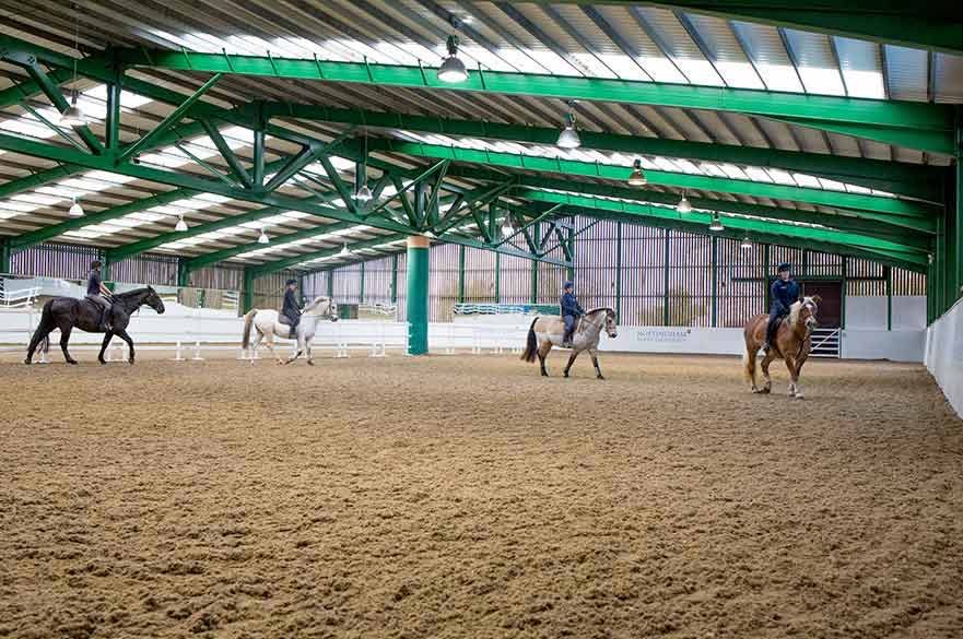 Equestrian Centre Mary King indoor arena