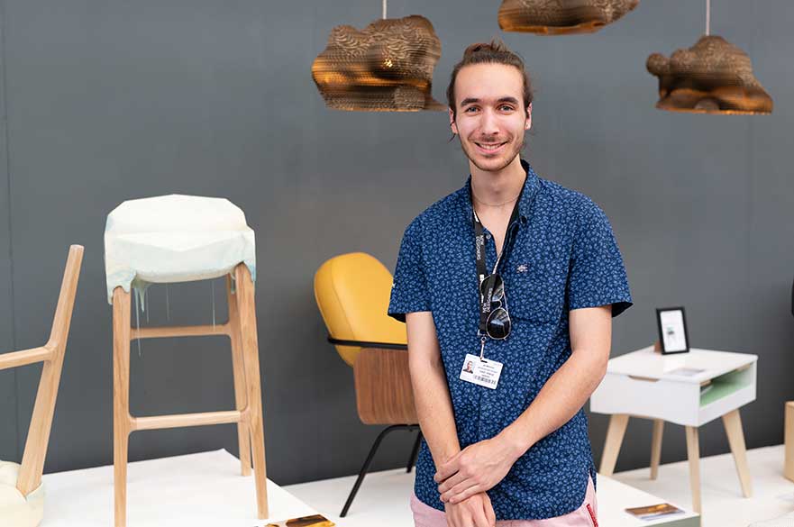 Joe Wonham at new Designers earlier this year