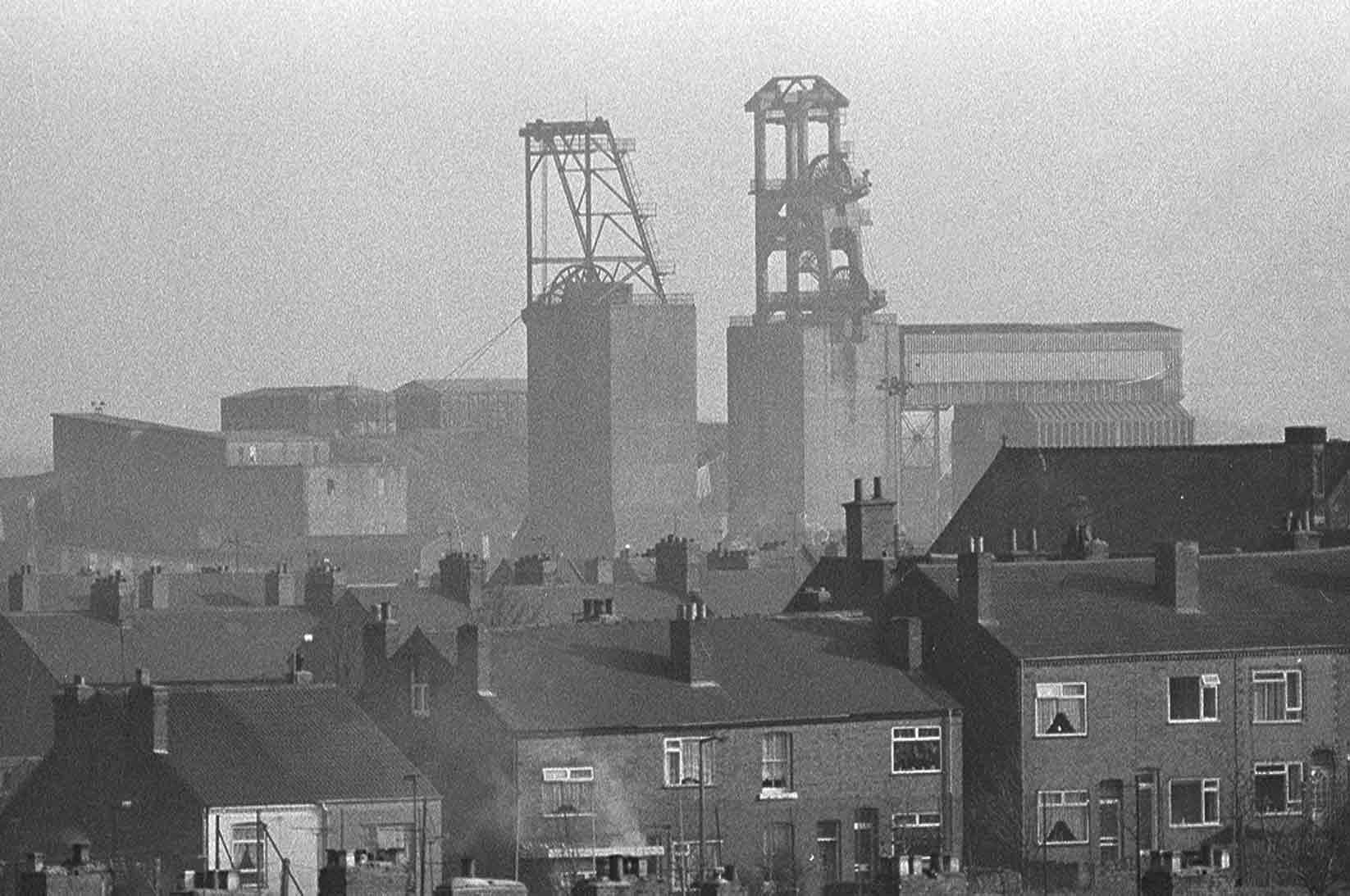 Shirebrook Colliery and Village