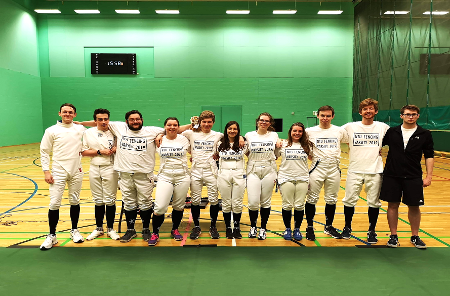 fencing club in group