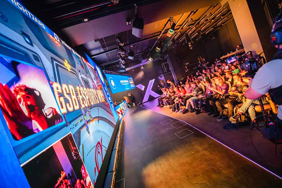 NTU and Confetti’s new £5million esports venue, taken at the British Esports Student Champs Finals on 2 and 3 July 2022.