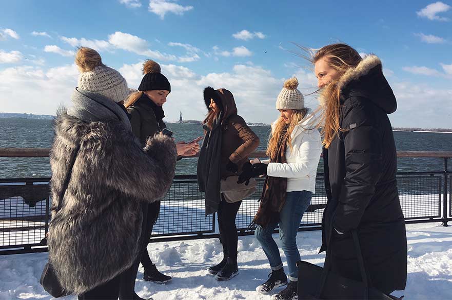 Students in New York