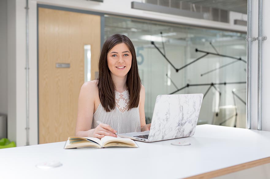 Student studying BA (Hons) Fashion Management at the School of Art & Design