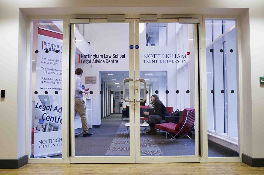 Entrance to the Legal Advice Centre