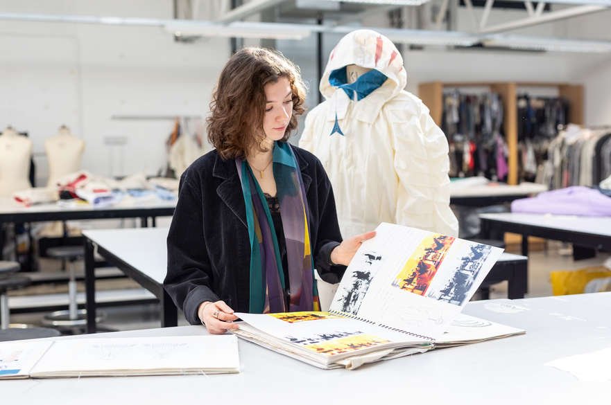 Issy in the design studios