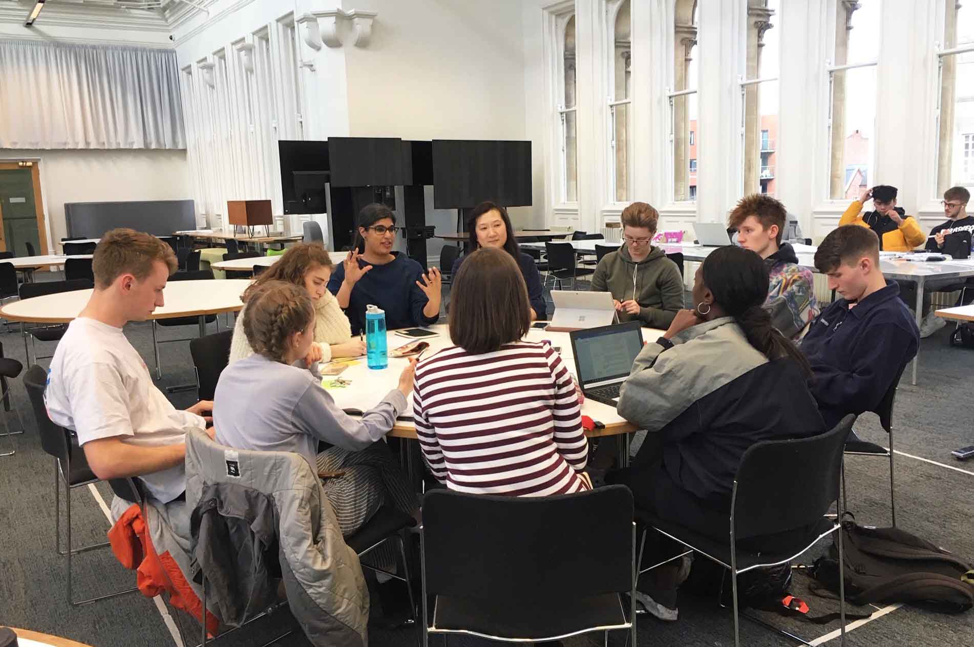 Product Design second years are visited by Zara Arshad; designer, curator  and journalist, for a design research workshop day | Nottingham Trent  University