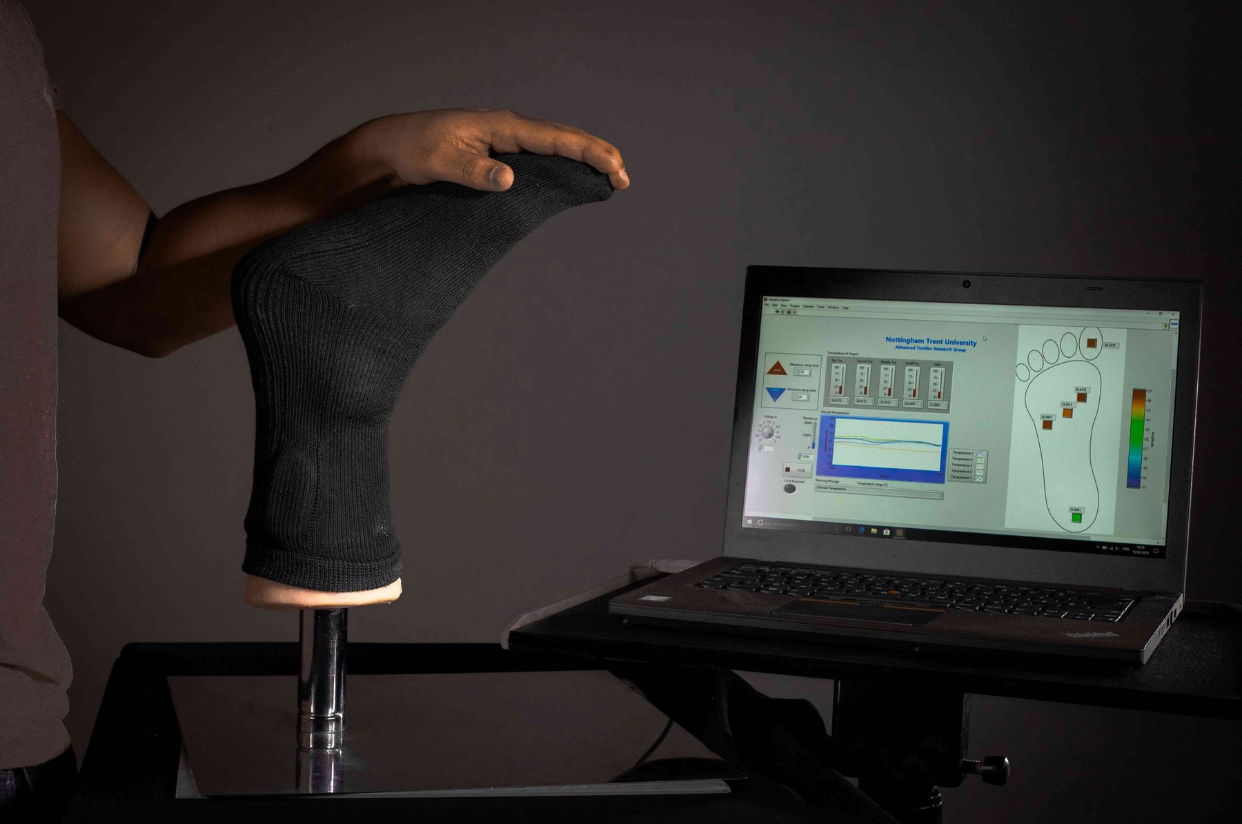 Breathable knitted prosthetic sleeve