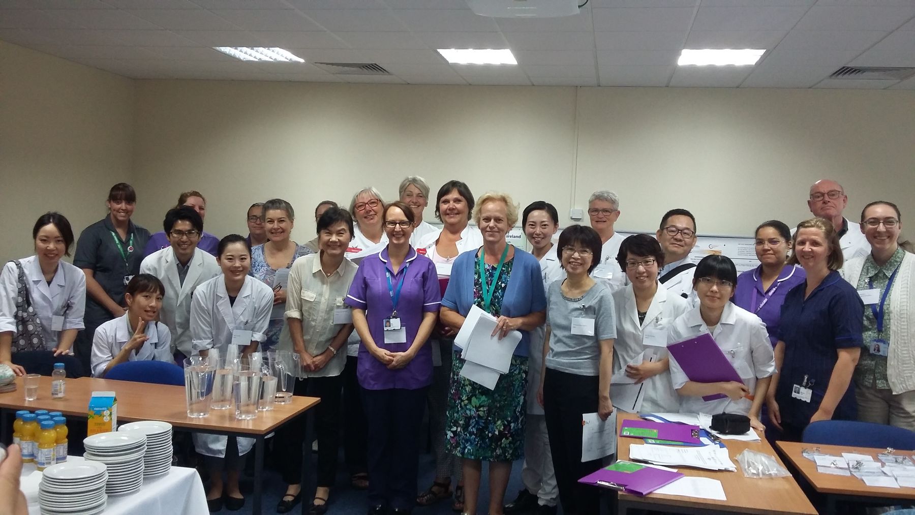 Chris Moffatt and Skin Integrity Attendees