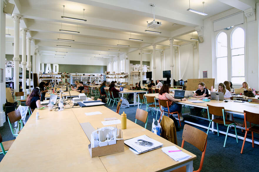 Wide shot of Interior Architecture and Design studio