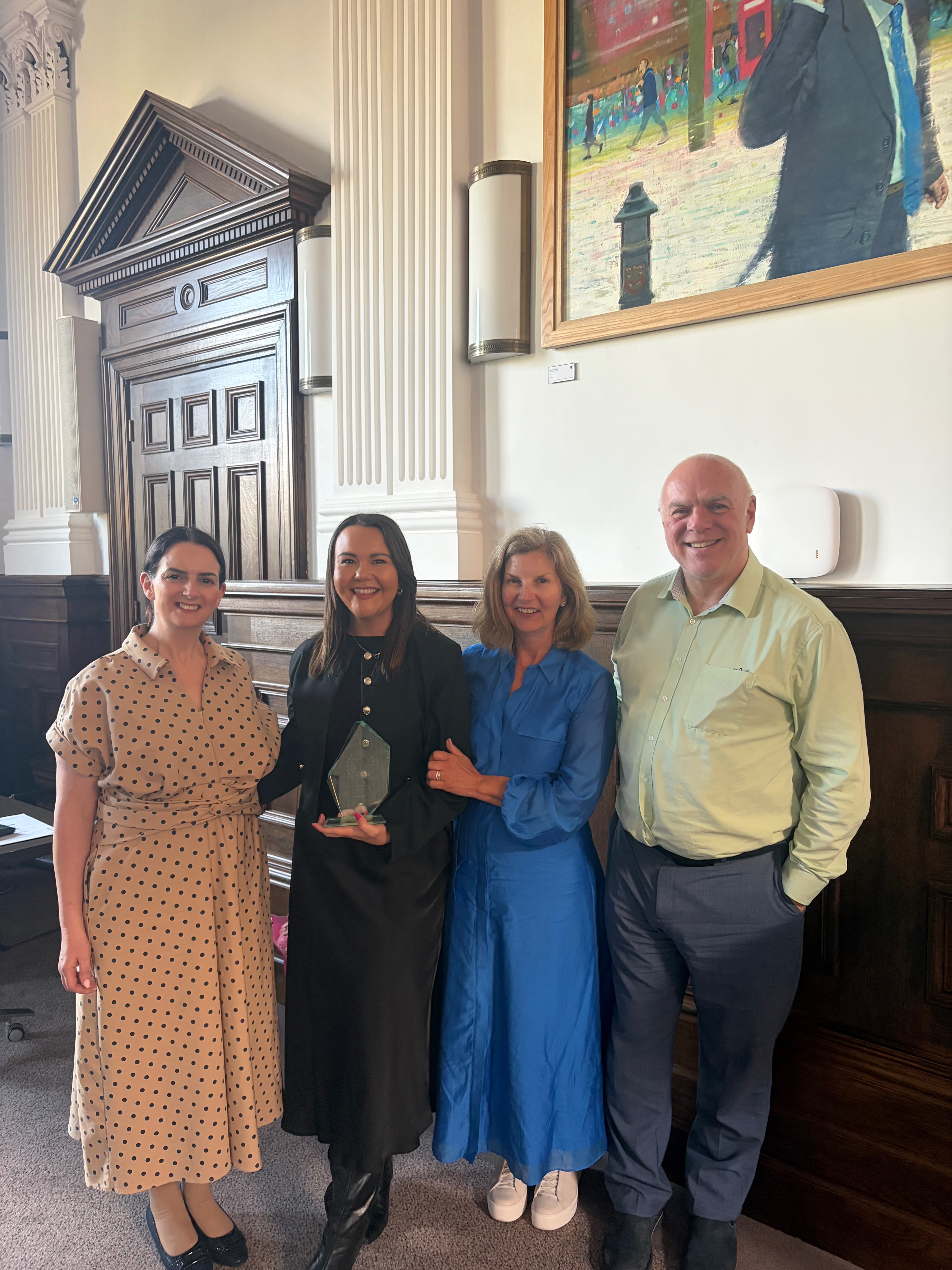 Molly Reek, Junior Lawyer of the Year, in a group picture