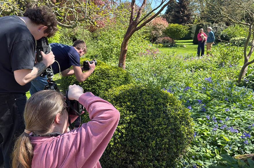 Photography students collaborate on live briefs at Holme Pierrepont Hall