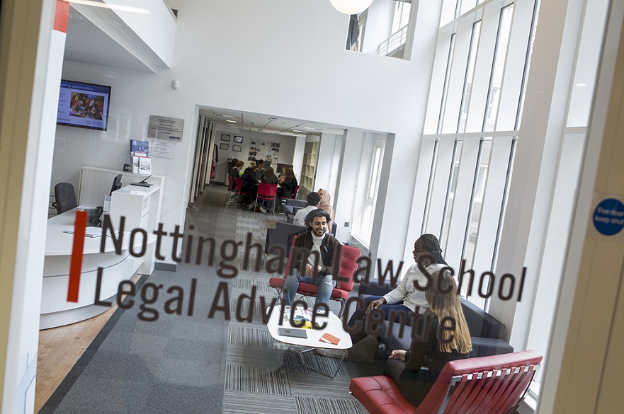 Students at the Legal Advice Centre