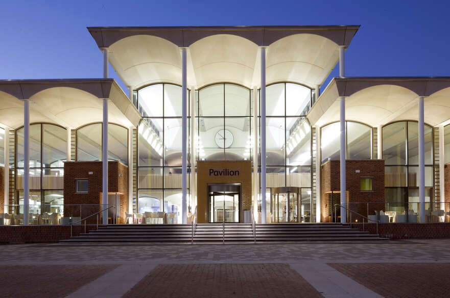 Pavilion Building Entrance