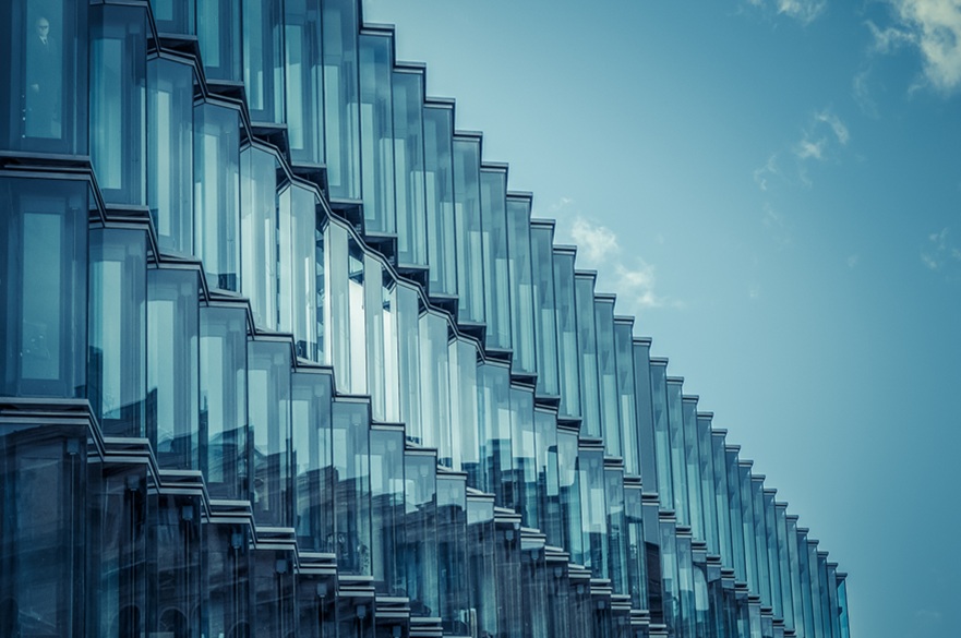 Close up of a building with interesting architecture