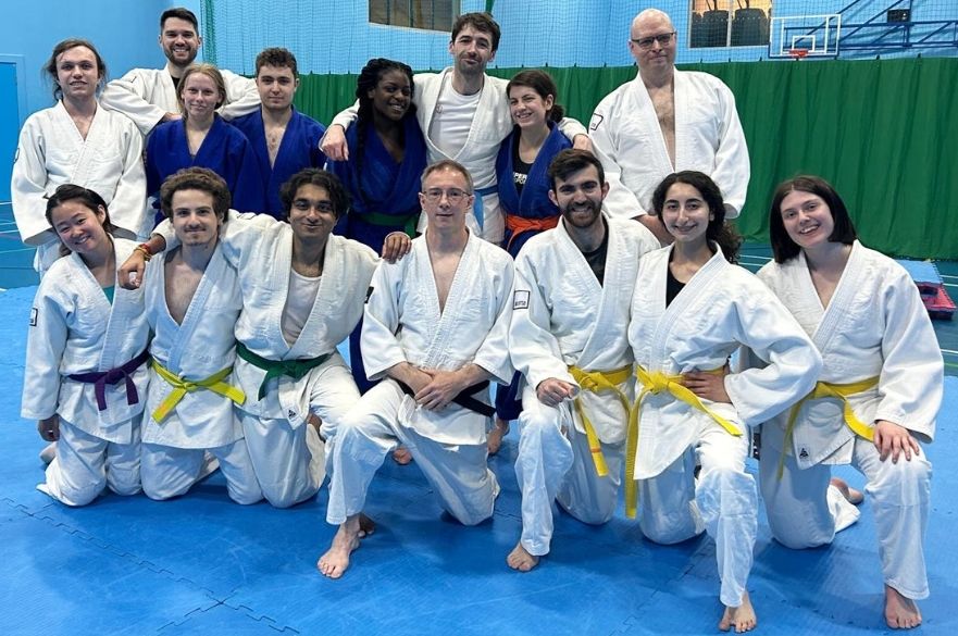 jiu-jitsu members on mat