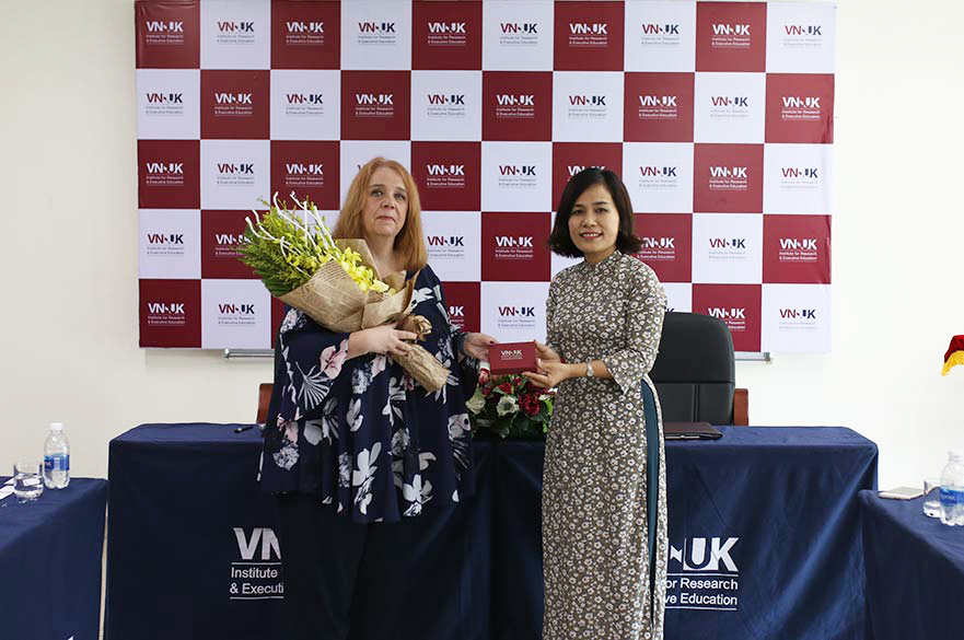 Angela Brown with Deputy Director of VNUK