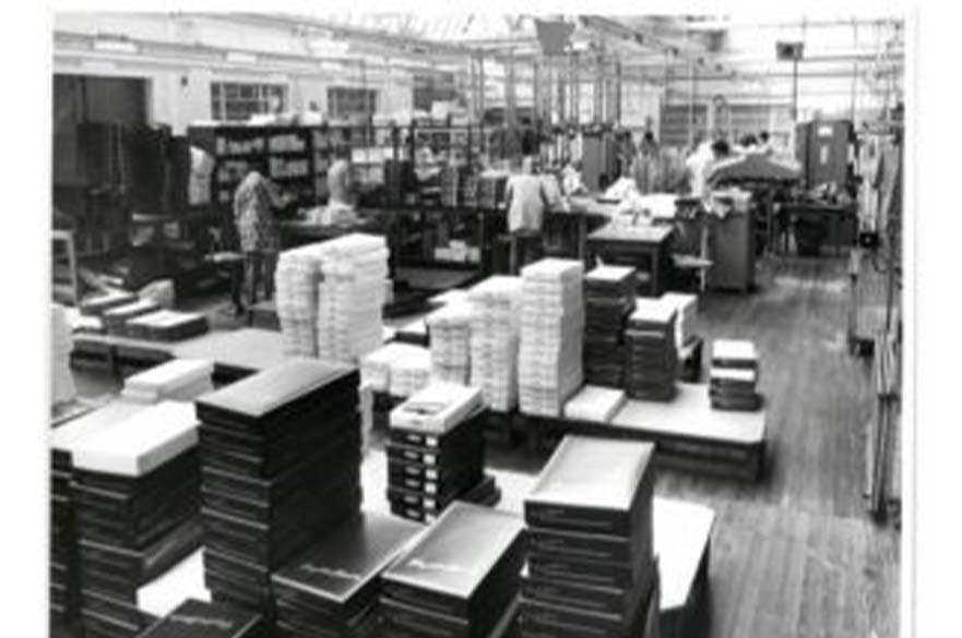 Viyella Hucknall factory interior courtesy Margaret Sears