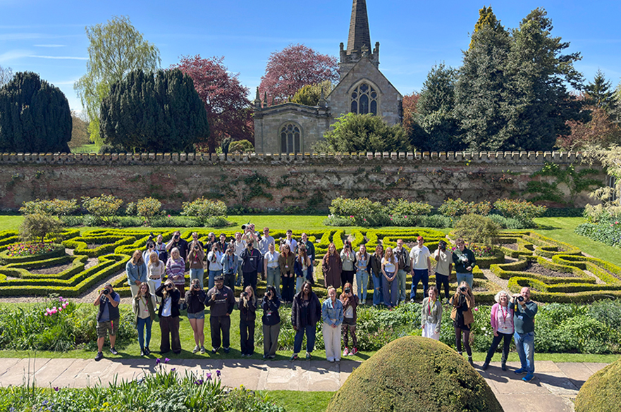 Some of the second year NTU students and tutors