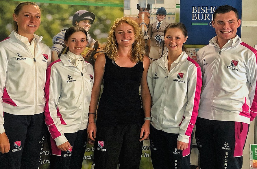 NTU Equestrian in scholar kit