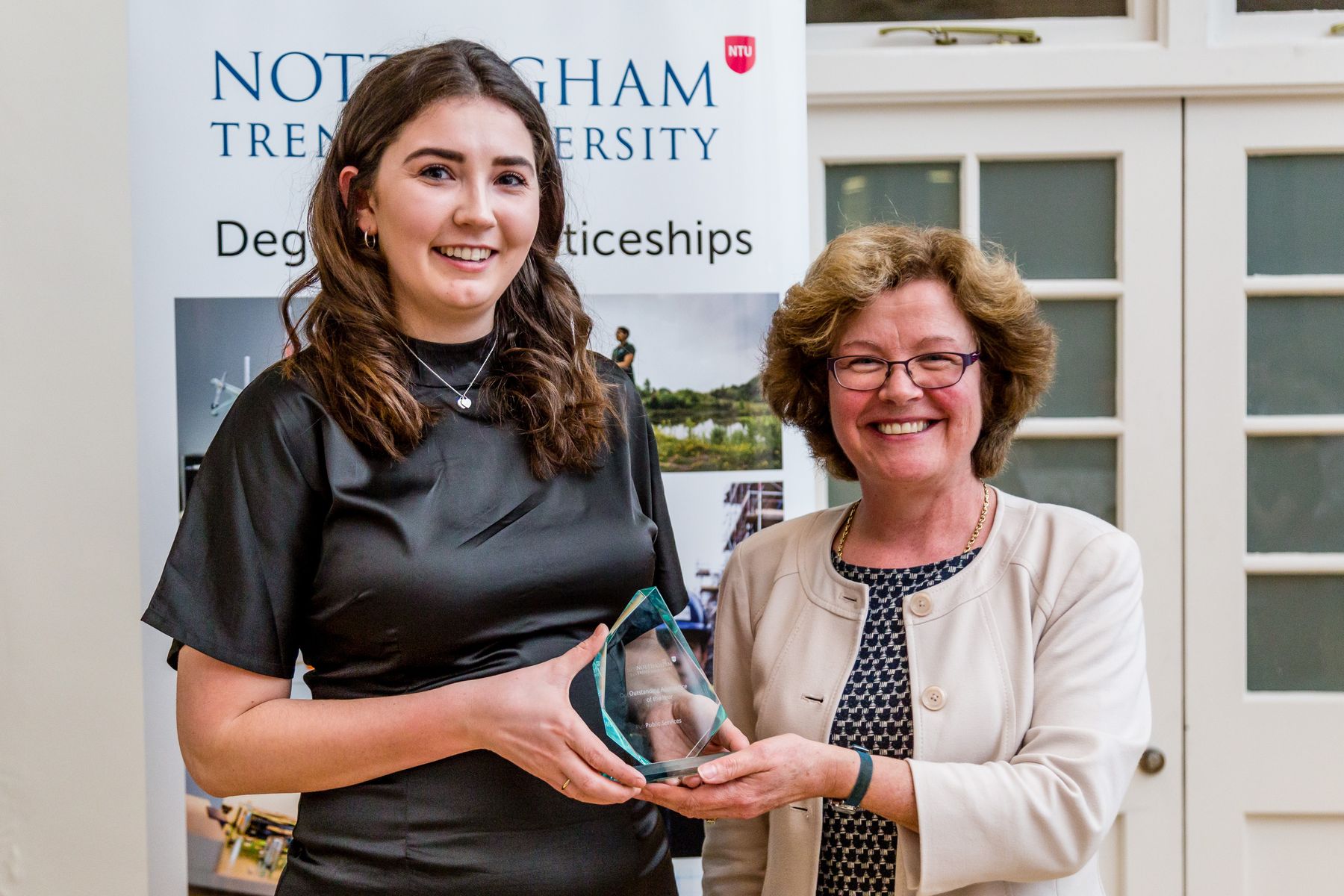 Apprentices collection award for outstanding apprentice of the year within public services