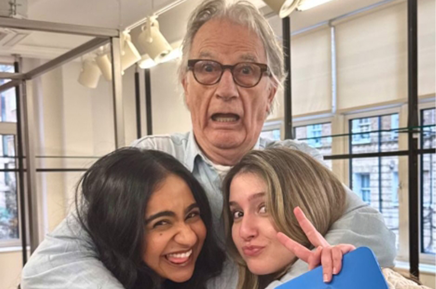 Paul Smith speaking with NTU International Fashion Business students