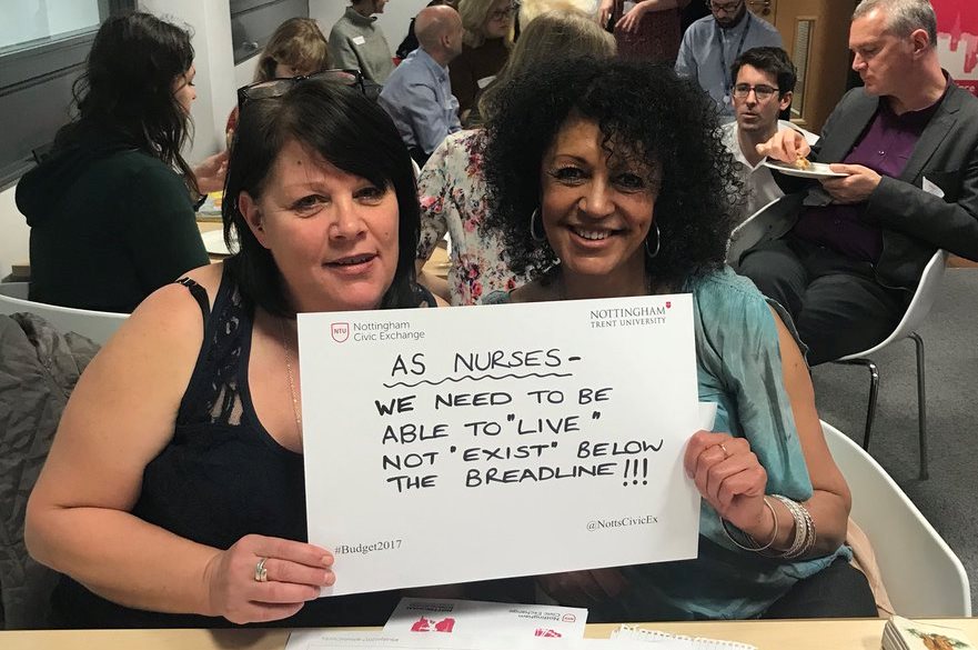 Nurses give their views on the budget