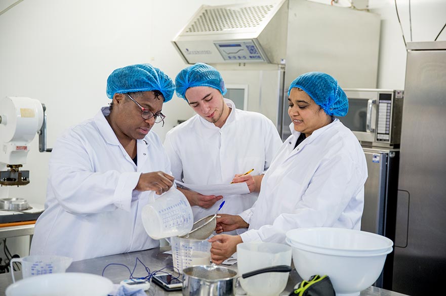 Food processing laboratory testing