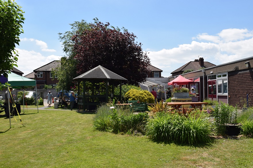 The garden at Middle Street Resource Centre