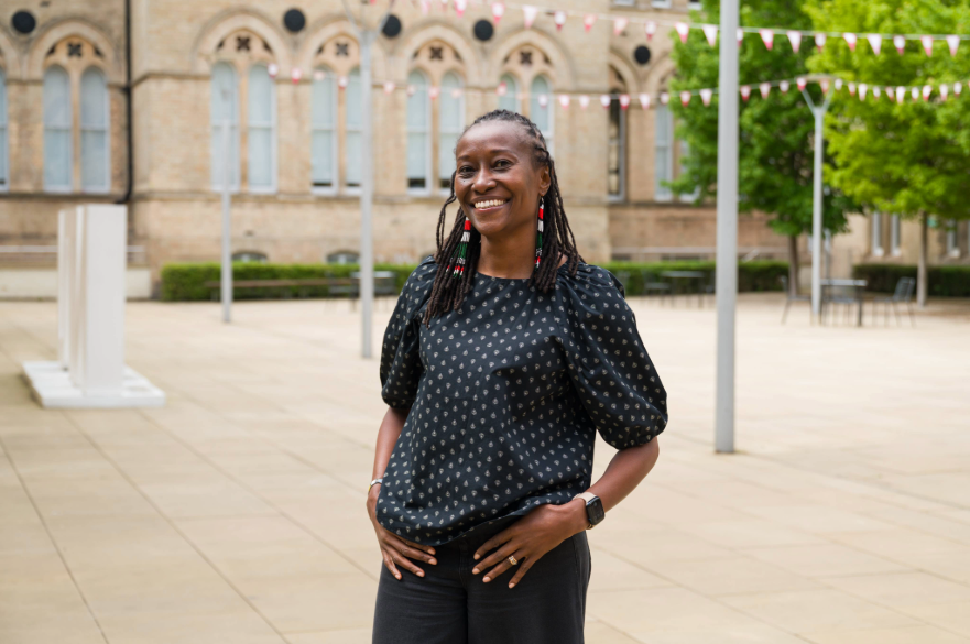 A picture of Wangari Kamau at City Campus,